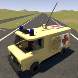 Desert Worms Ambulance by Uncle T