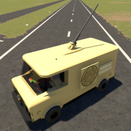 Desert Worms Prison Van by Uncle T