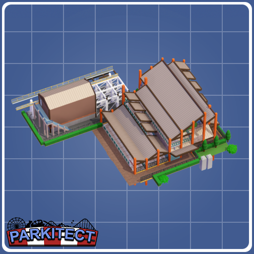 Coaster Station and Maintenance Shed