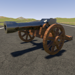 6 Pounder Iron Cannon by Uncle T