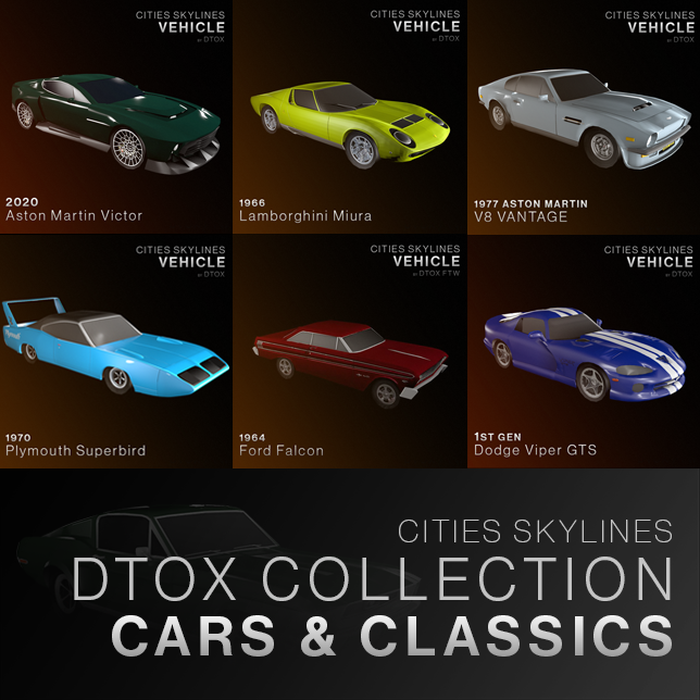 DTOX Collection: CARS & CLASSIC CARS