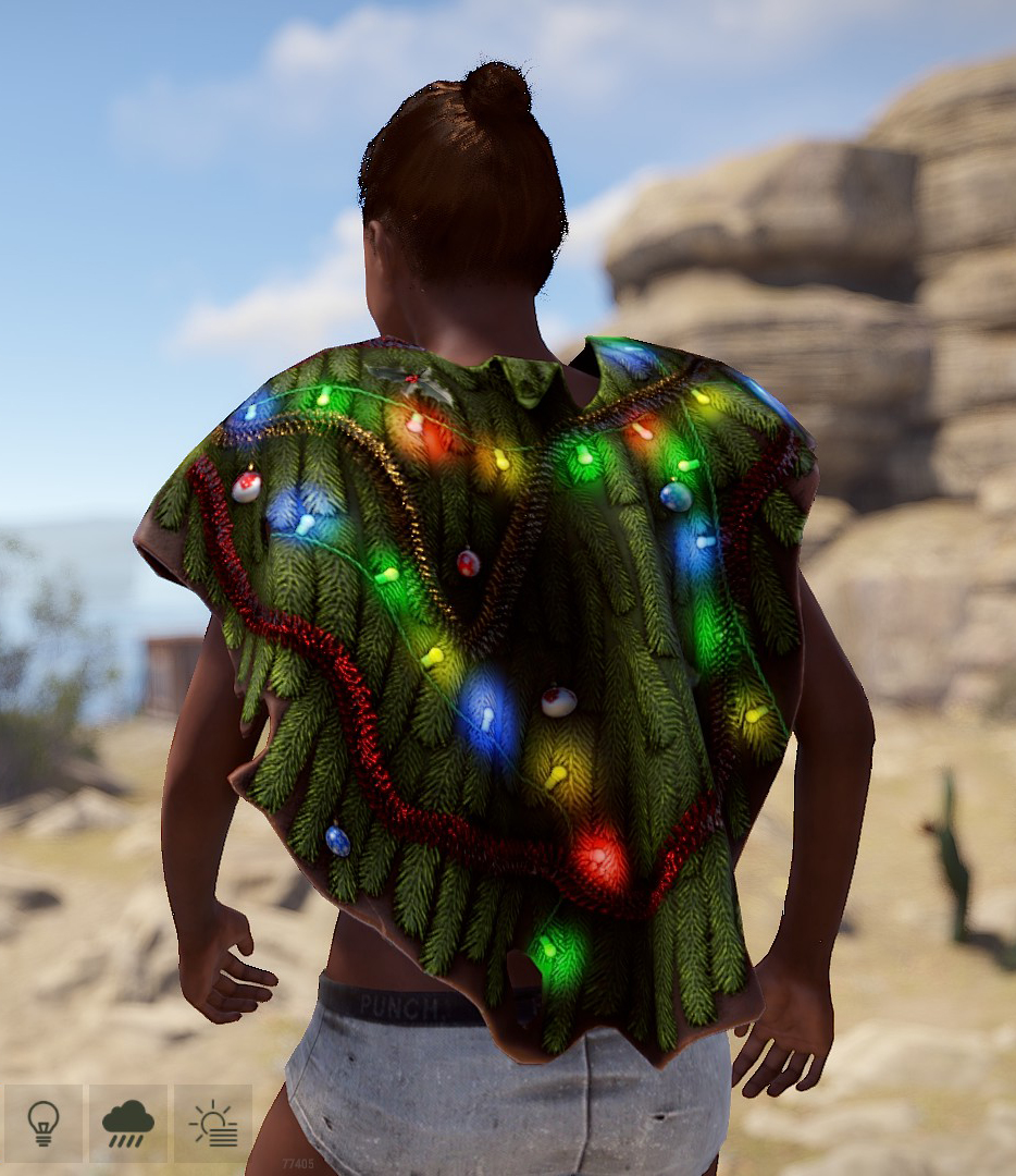 Christmas Tree Poncho