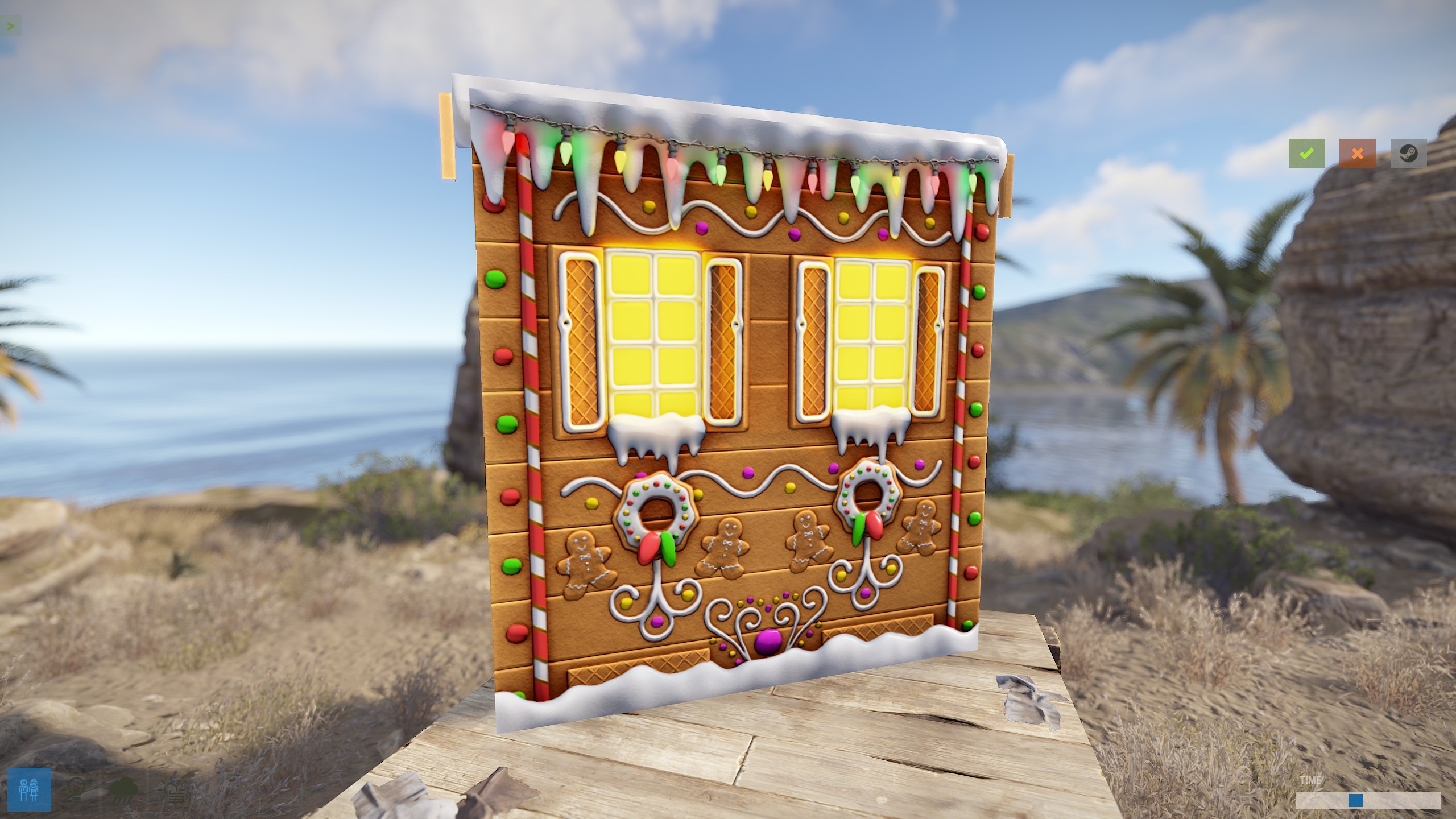 Gingerbread Garage Door