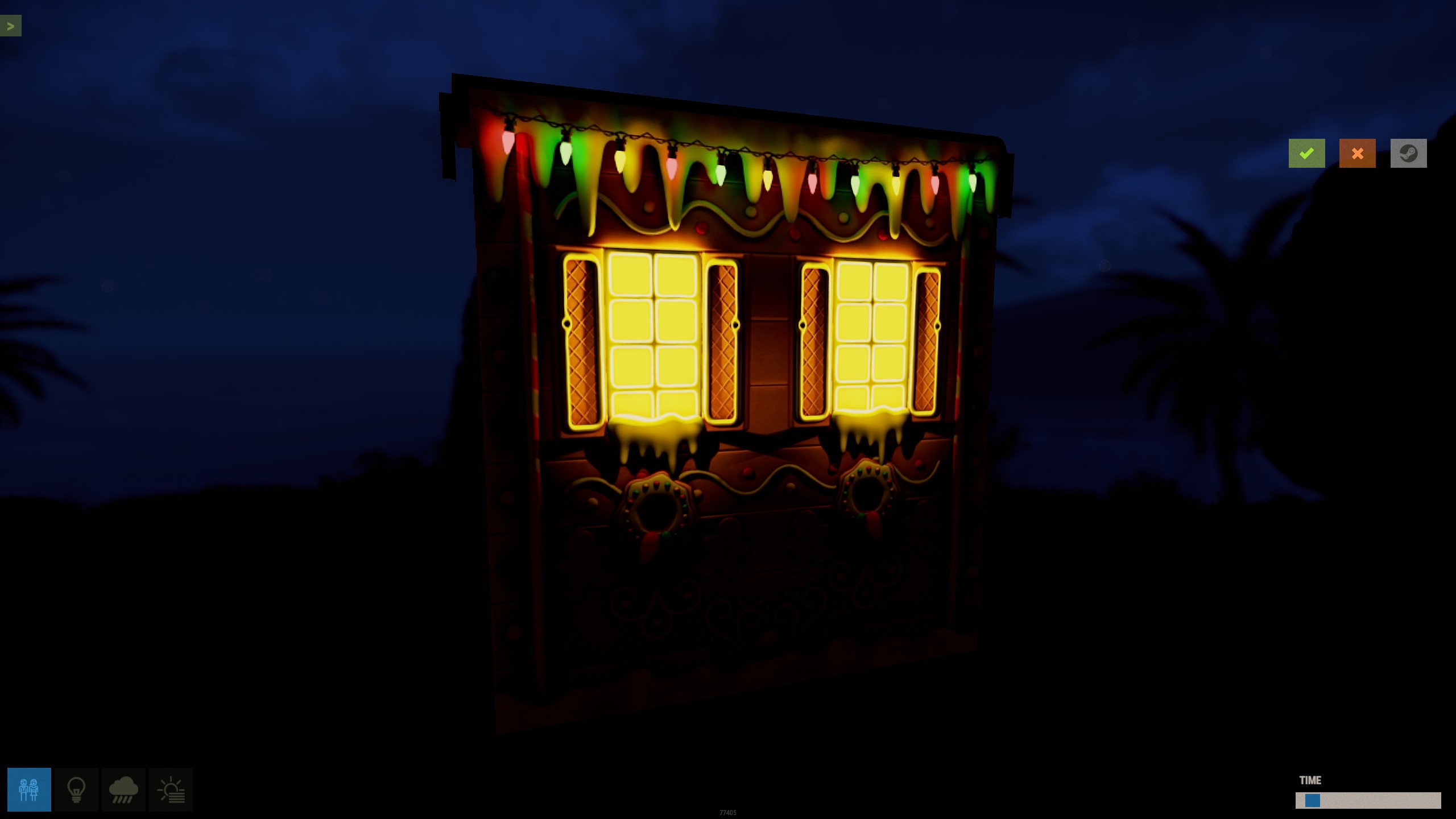 Gingerbread Garage Door