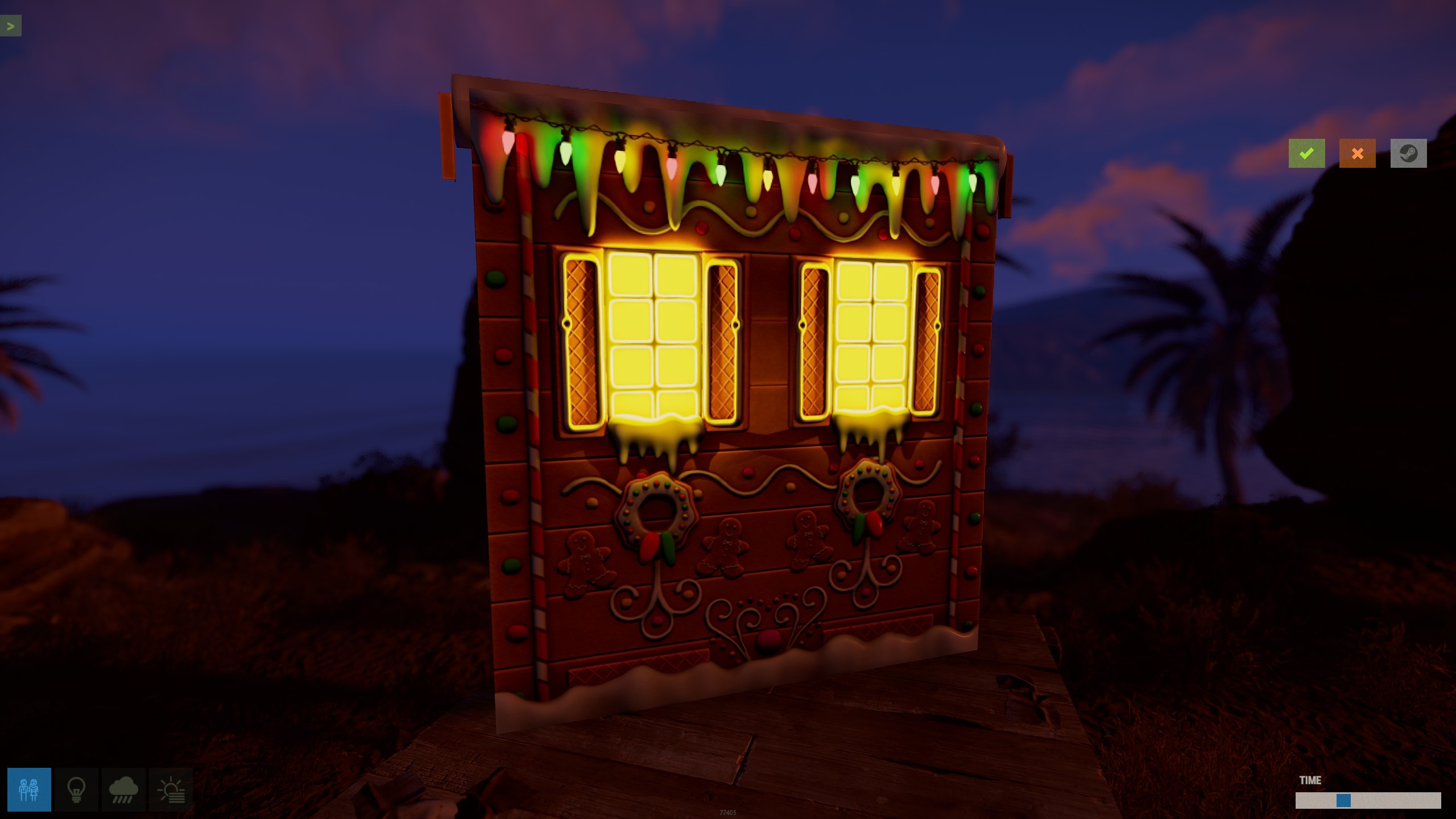 Gingerbread Garage Door