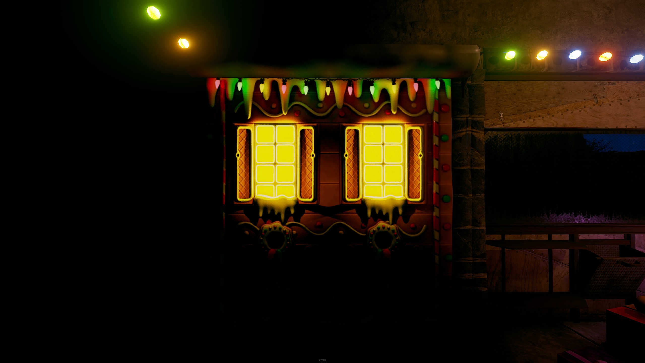 Gingerbread Garage Door