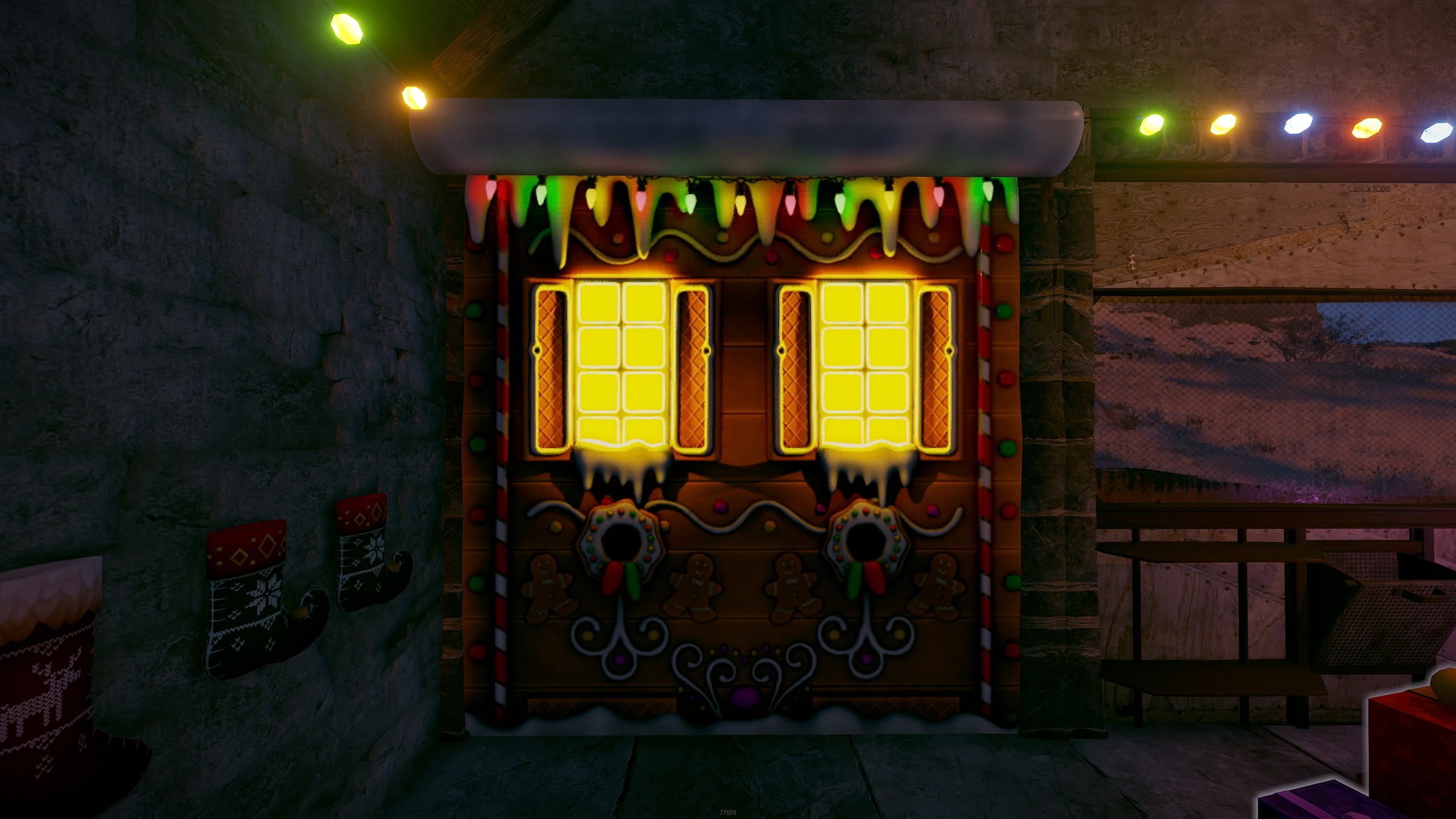 Gingerbread Garage Door