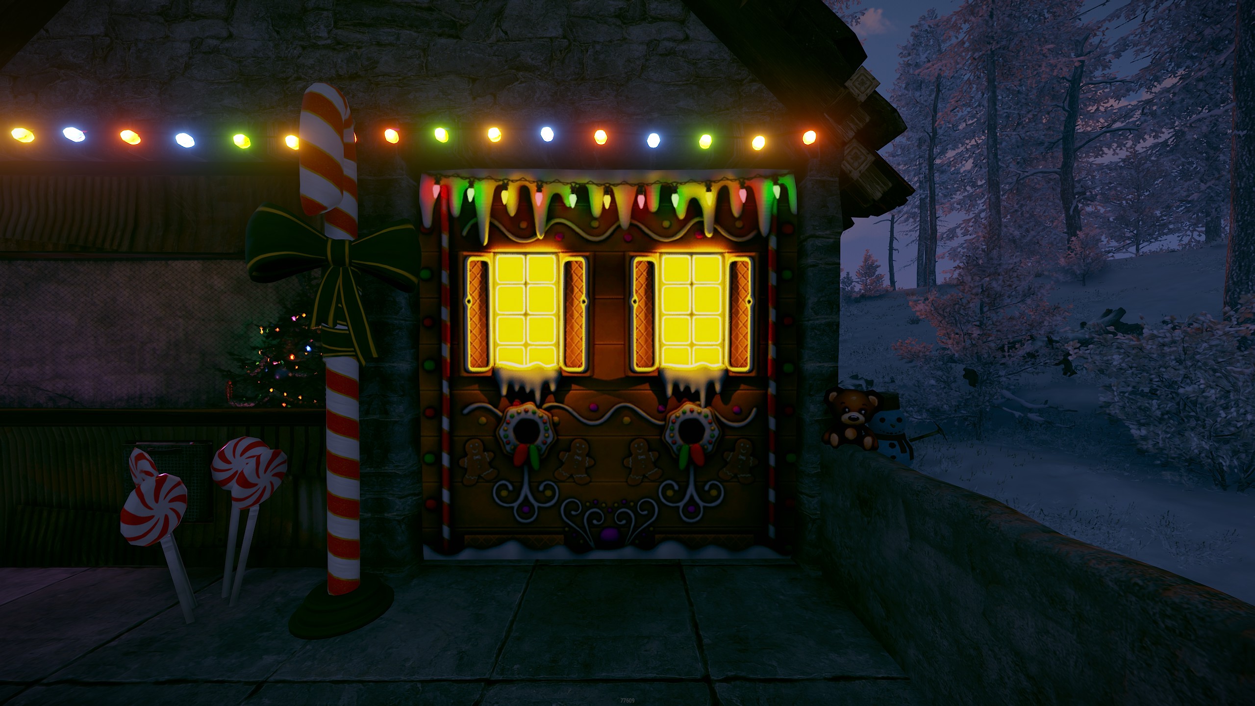 Gingerbread Garage Door