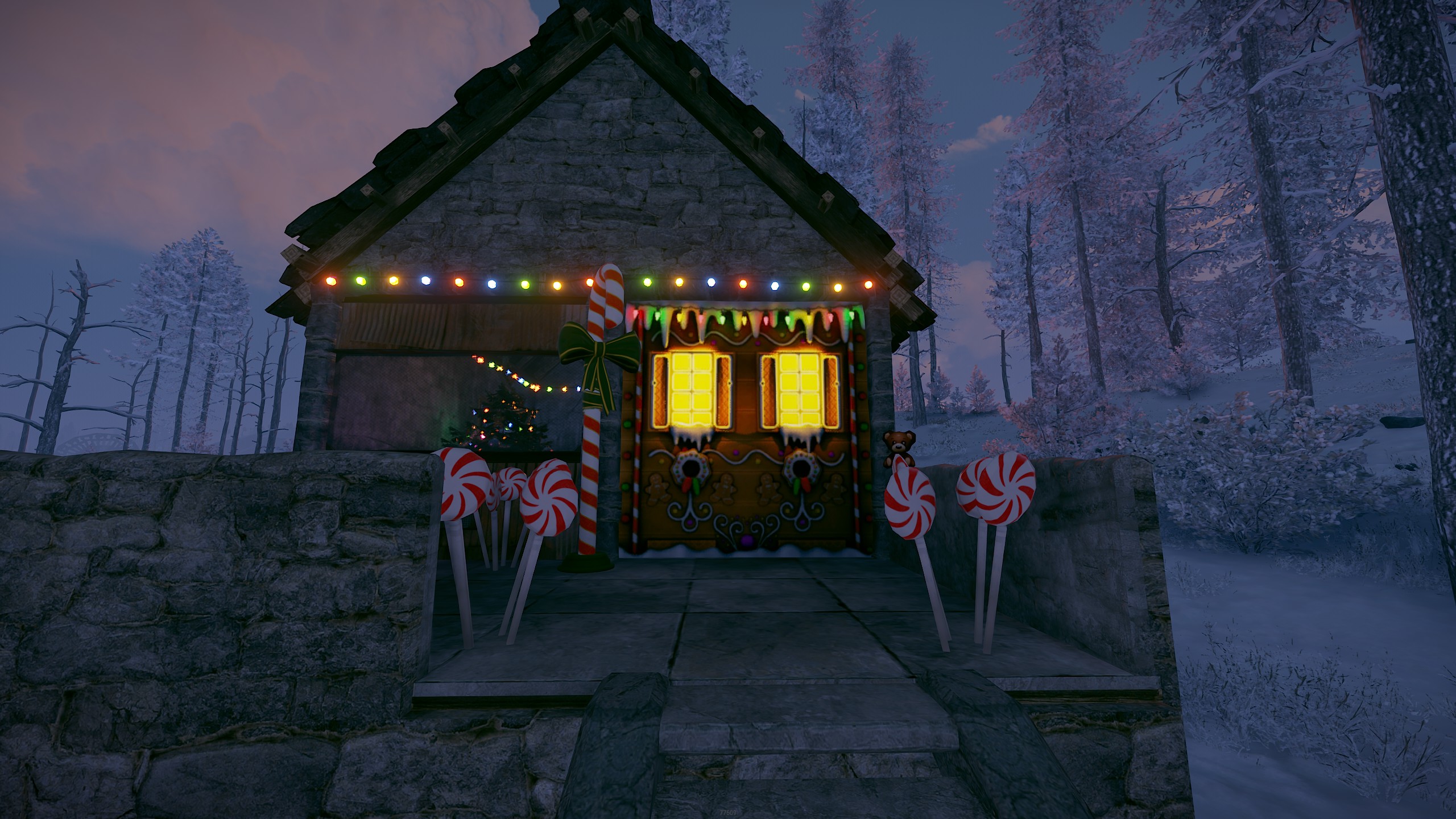 Gingerbread Garage Door