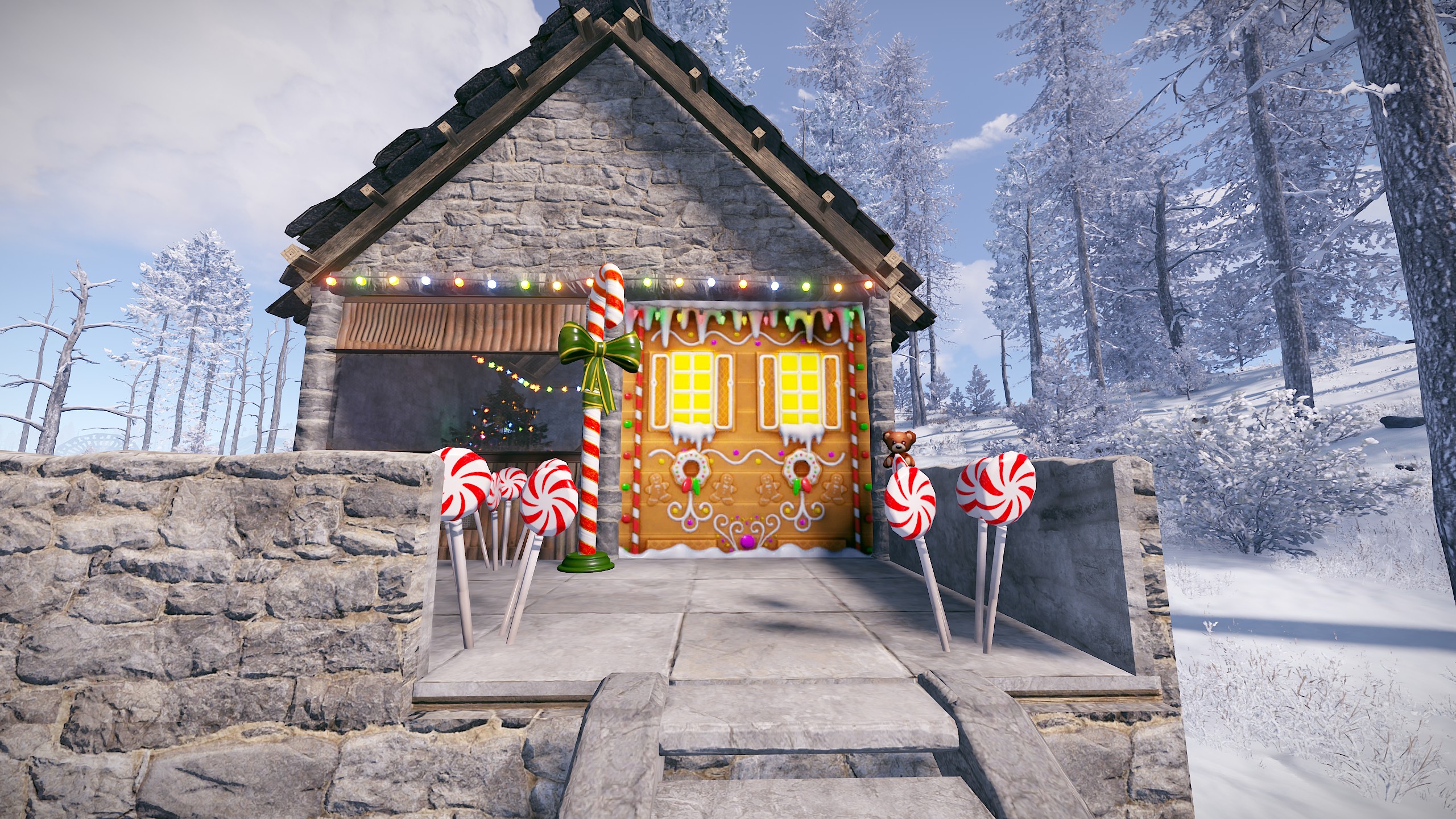 Gingerbread Garage Door