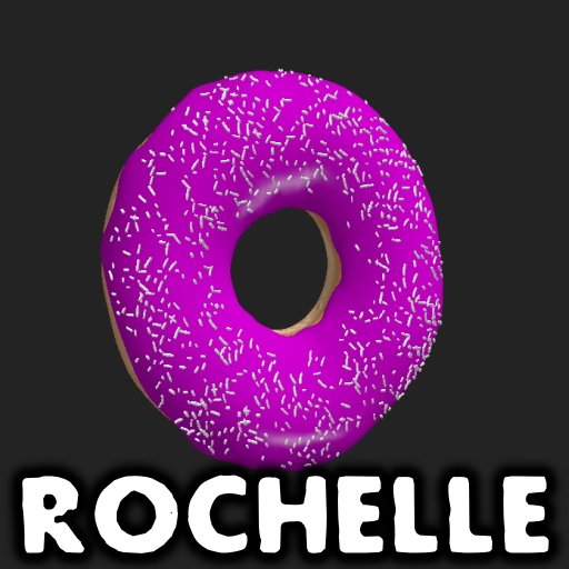 Rochelle as a donut