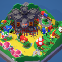 Super Nintendo World - Mini Dioramas