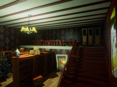 secret neighbor under house