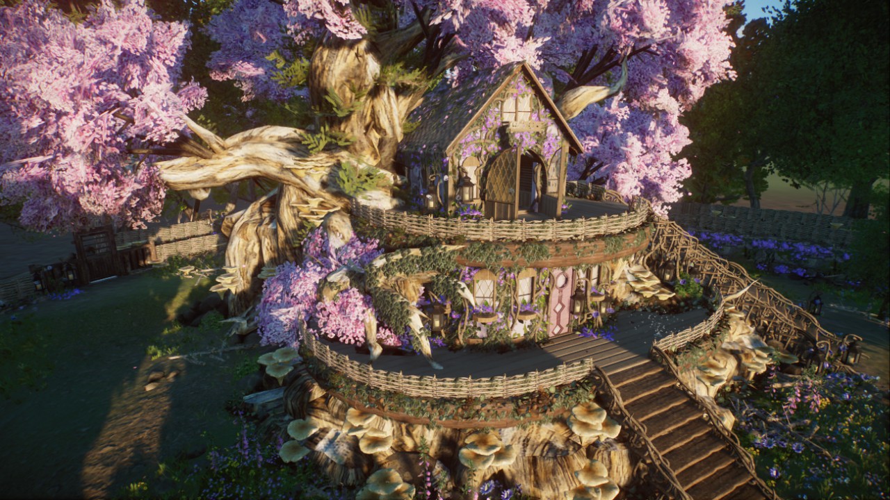 Magical forrest habitat