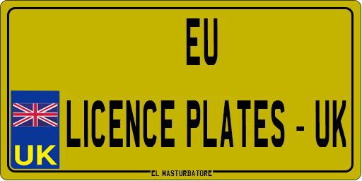 EU Licence Plates - #2 UK