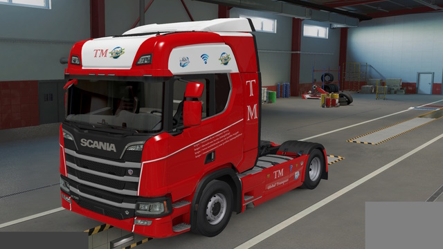 skin SCANIA R TM global transport by maury79