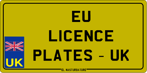 EU Licence Plates - #2 UK