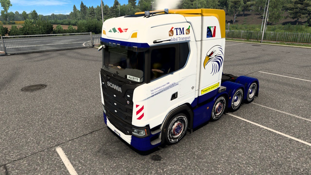 skin SCANIA S 8x4 new blue by maury79