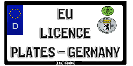 EU Licence Plates - #4 Germany