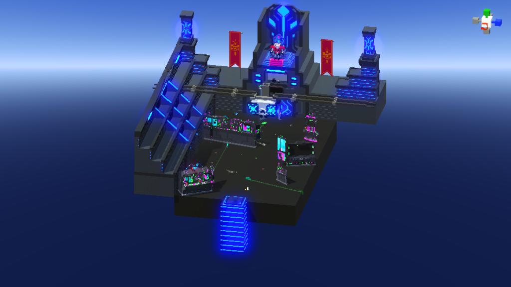 blue spider