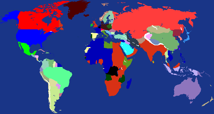 World War 2 but Japan and the Uk lost stuff