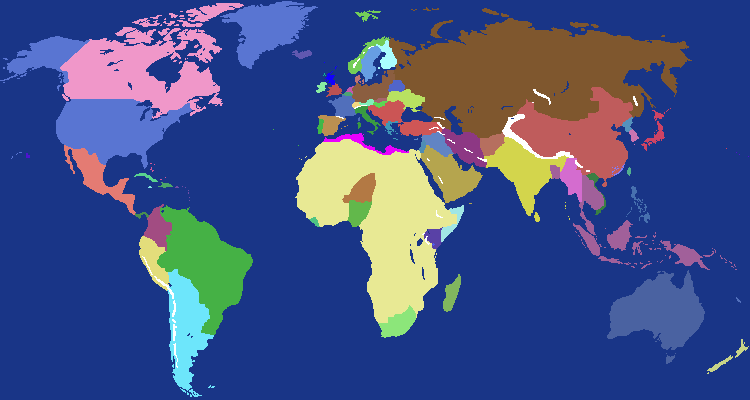 World Map Acording to an American Father