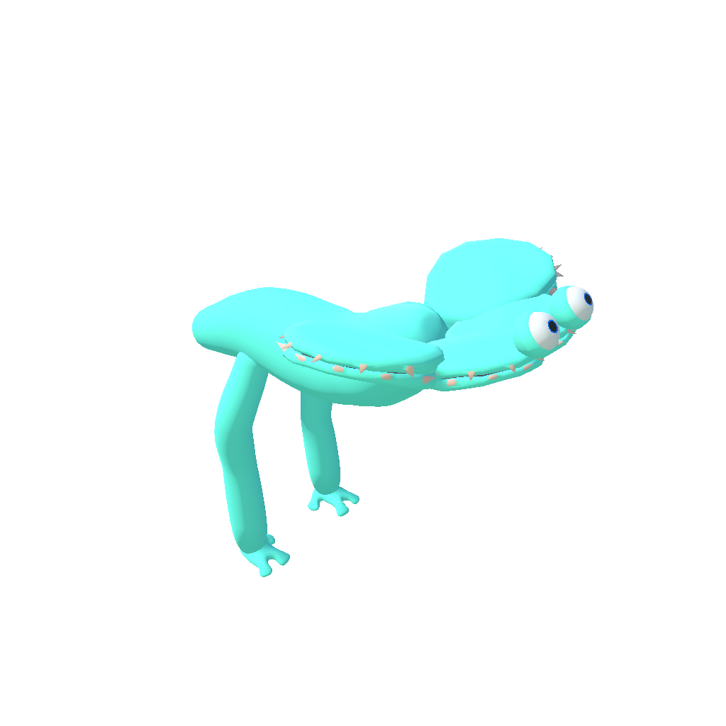 cyan for rainbow friends