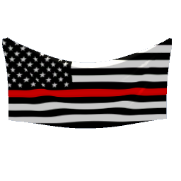 thin red line wall flag