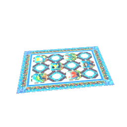 colorful coral reef rug