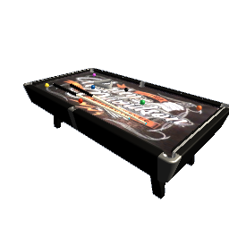 Custom Harley-Davidson pool table