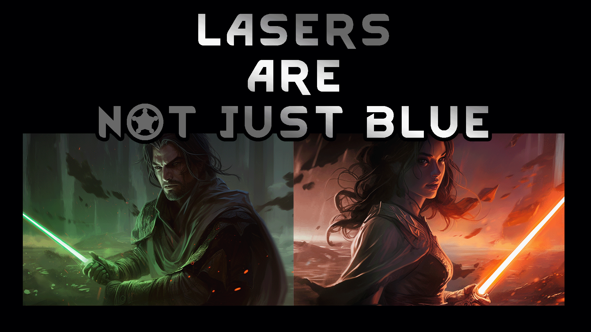 Lasers Are Not Just Blue
