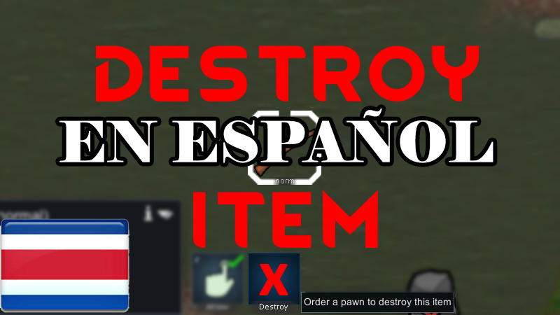 Destroy Item en Español
