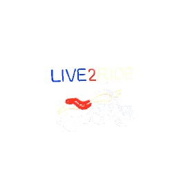 live 2 ride neon sign