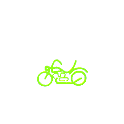 motorcycle 2 neon sign