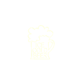 cold beer neon light