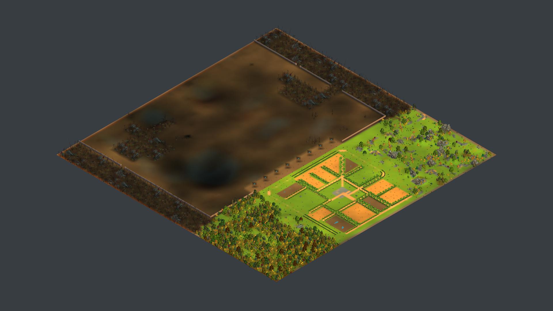 WW2 trenches (place bot spawns)
