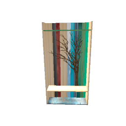 Tree hallway shelf