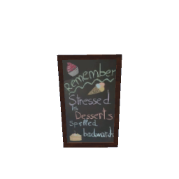Kitchen sign