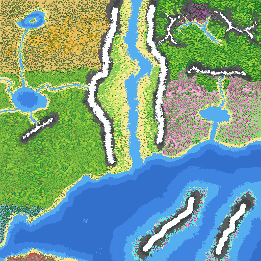 The world of rivers & Mountain