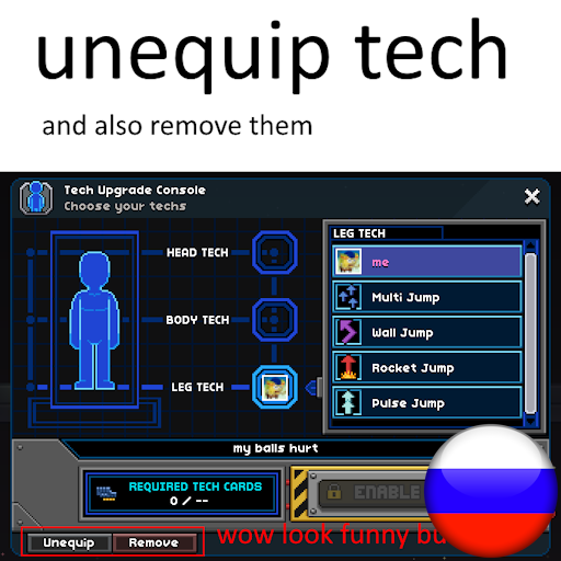[RUS] Русификатор Unequip and Remove Techs