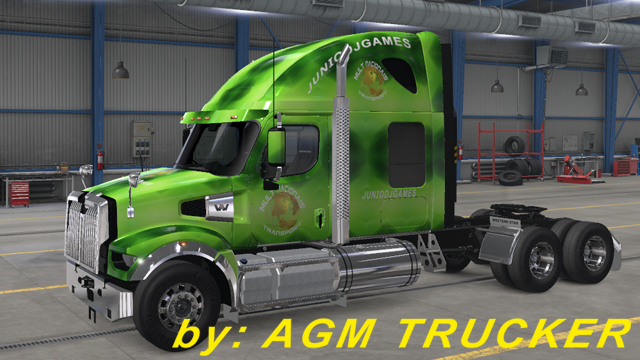 SKIN TRUCK WESTERN STAR 49X (ATS) - CANAL AGM TRUCKER