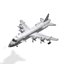 "the shark" cargo plane
