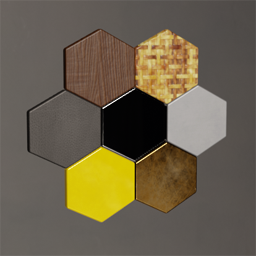 Hexagon Wall deko Basket