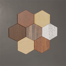 Hexagon Wall deko Water Effect