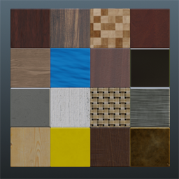 Square Wall deko Brass