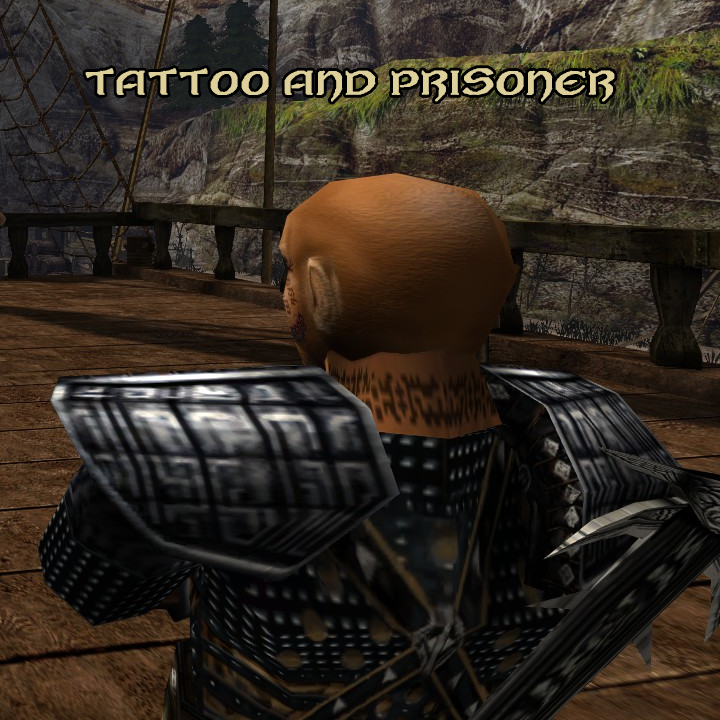 Old texture for tattoo and prisoner