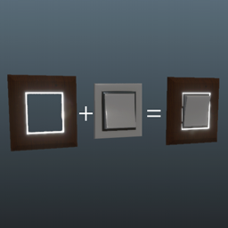 Light switch Cover V2 Dark Wood