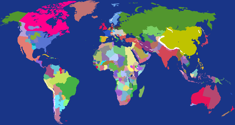 World Map - 1836 Large (Updated)