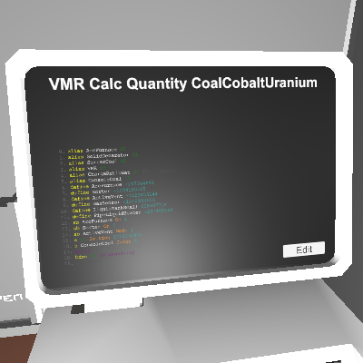 VMR Calc Quantity CoalCobaltUranium