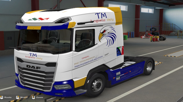 skin DAF XG+ TM logistic italy by maury79
